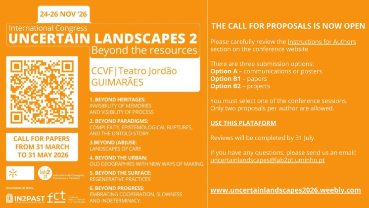 CFP - Uncertain Landscapes 2: Beyond the Resources
