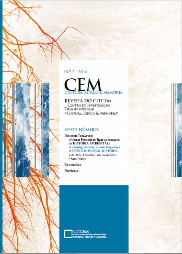 CEM - Cultura, Espaço e Memória, N.º 7, 2016