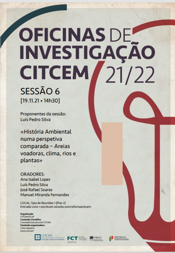 Vídeos - «História Ambiental numa perspetiva comparativa – Areias voadoras, clima, rios e plantas»