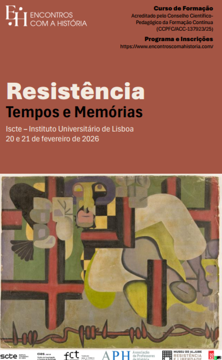 Resistência: Tempos e Memórias (Iscte – Instituto Universitário de Lisboa, 20 e 21 de fevereiro de 2026